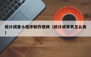 庄河统计调查小程序制作视频（统计调查表怎么做）