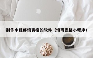 庄河制作小程序填表格的软件（填写表格小程序）