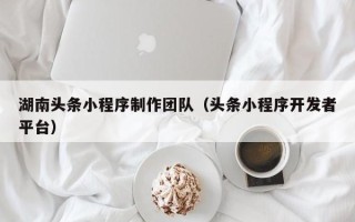 庄河湖南头条小程序制作团队（头条小程序开发者平台）